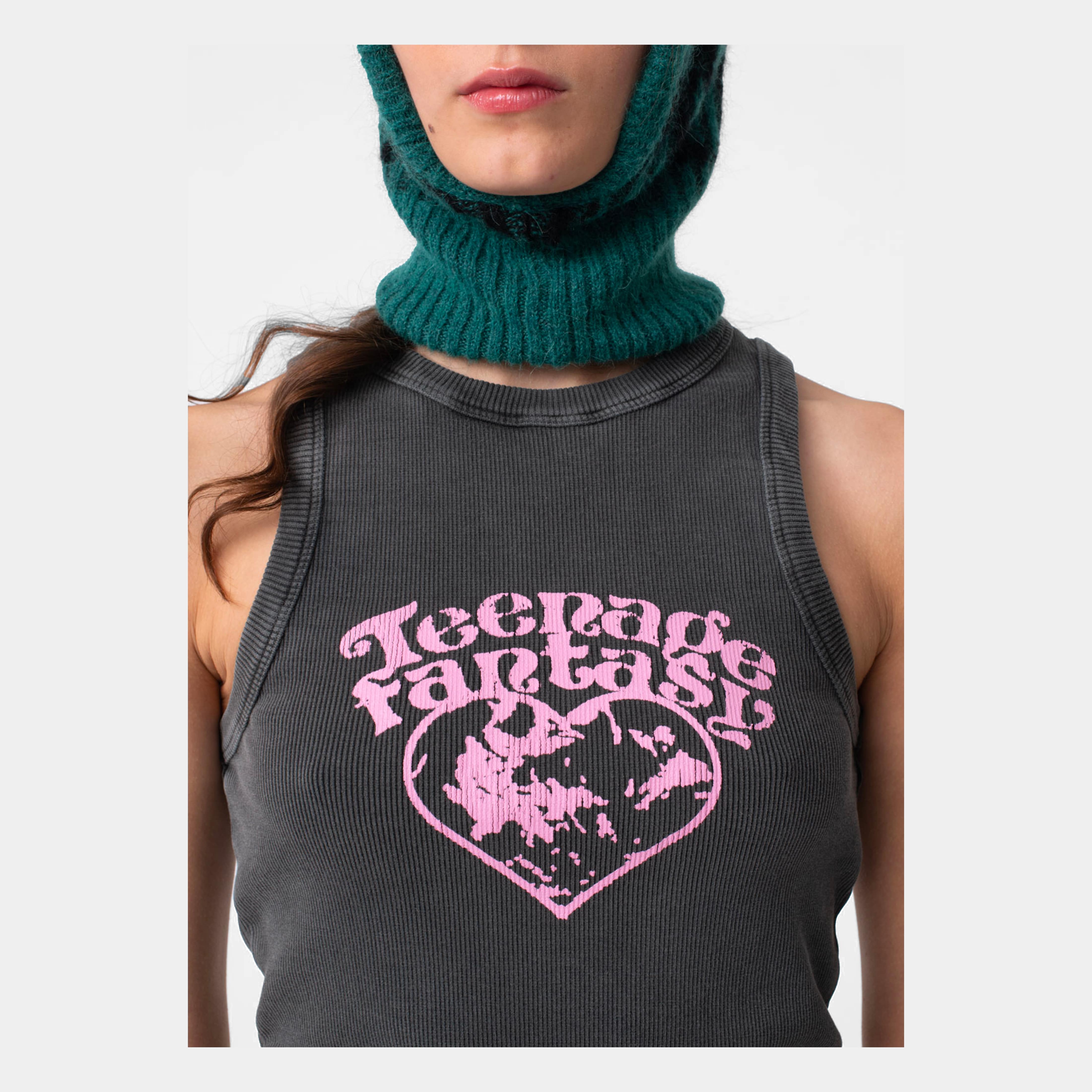 Washed Black Teenage Fantasies Tanktop